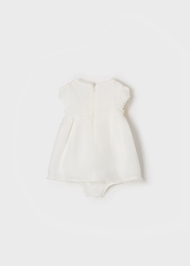 vestido lino de vestir para recién nacida