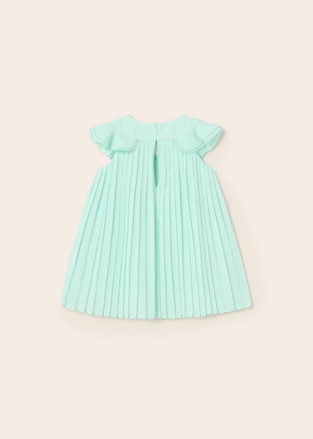 vestido gasa color agua
