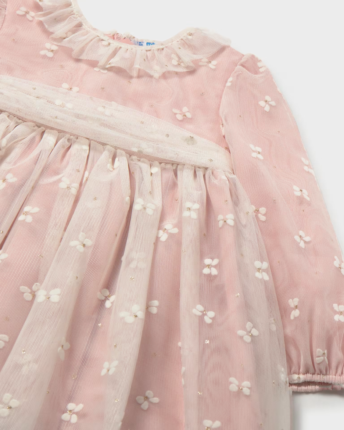 Vestido tul color petisui