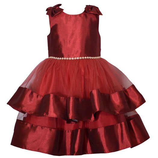 vestido tafeta vino cinto oro cristales
