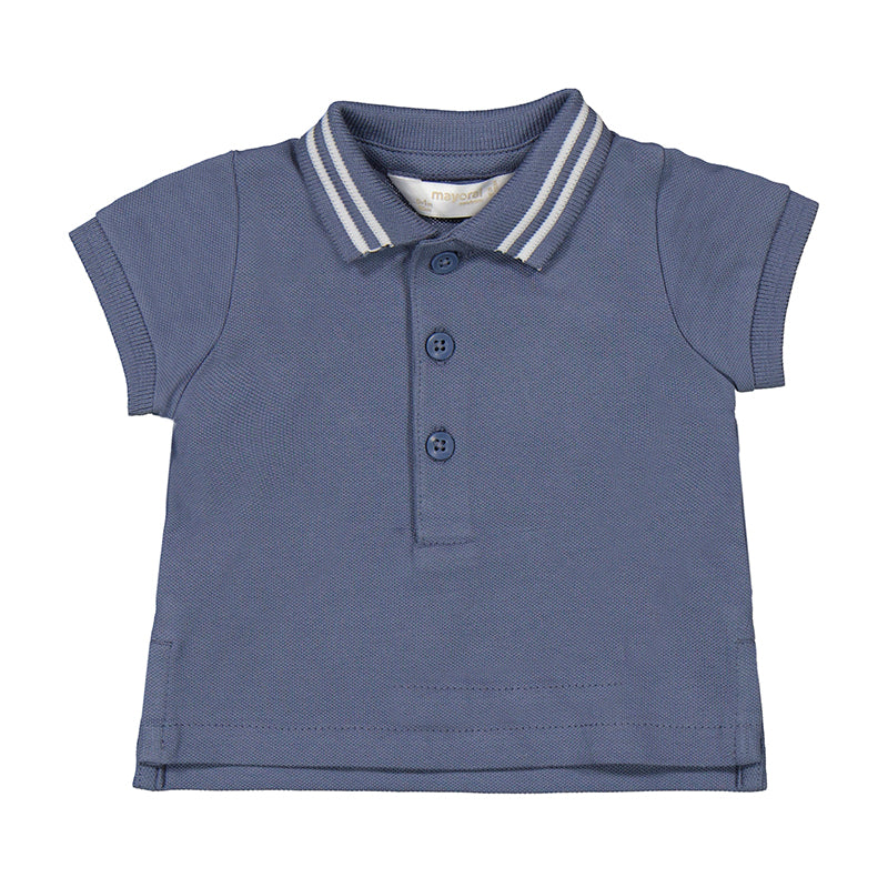 Conjunto camiseta polo y short a rayas