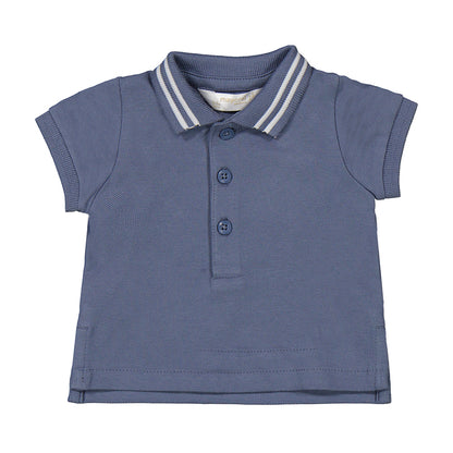 Conjunto camiseta polo y short a rayas
