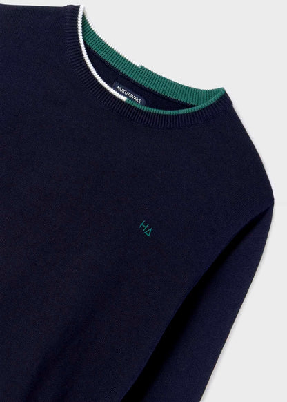 jersey básica marino, cuello redondo, mayoral