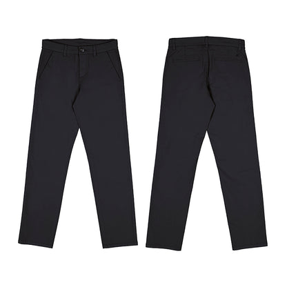 Pantalon color negro basico fit