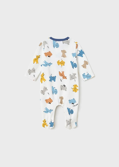 pelele blanco print perritos