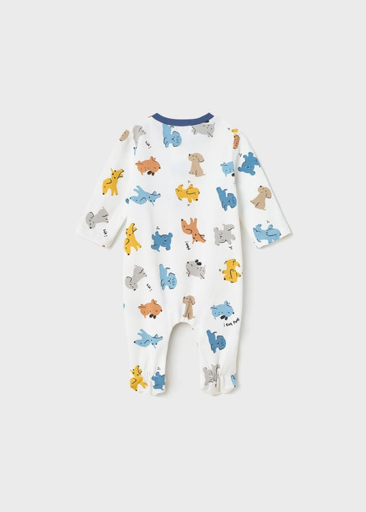 pelele blanco print perritos