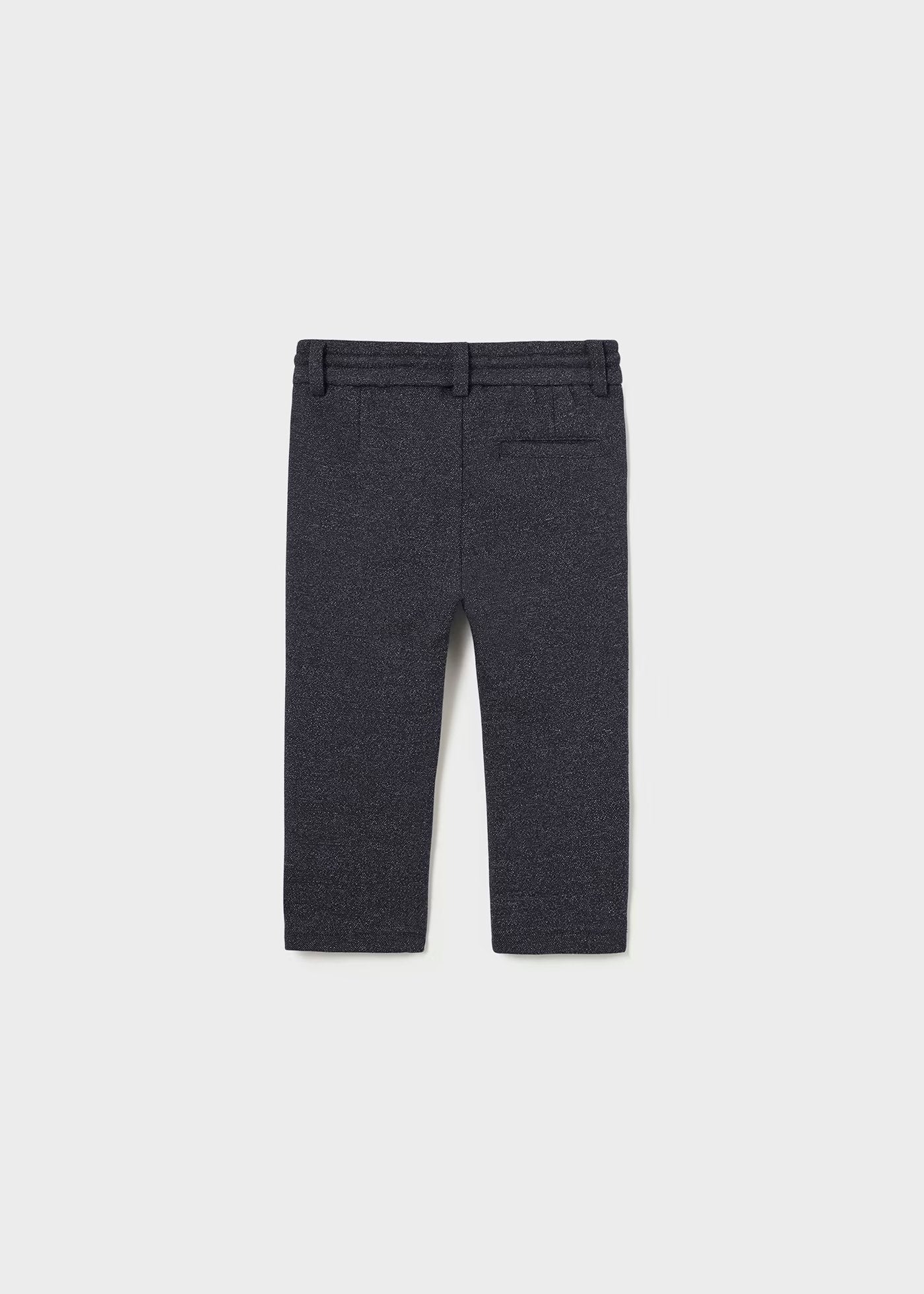 pantalón marino con boton y jareta, bebe