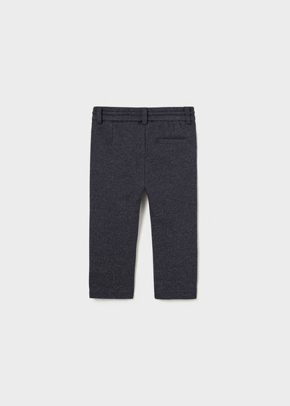 pantalón marino con boton y jareta, bebe