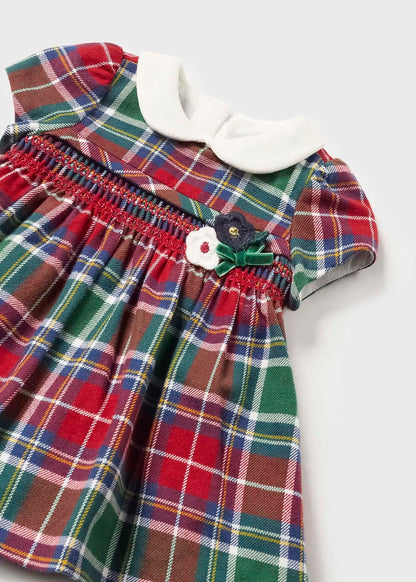 vestido punto smock recien nacido, mayoral