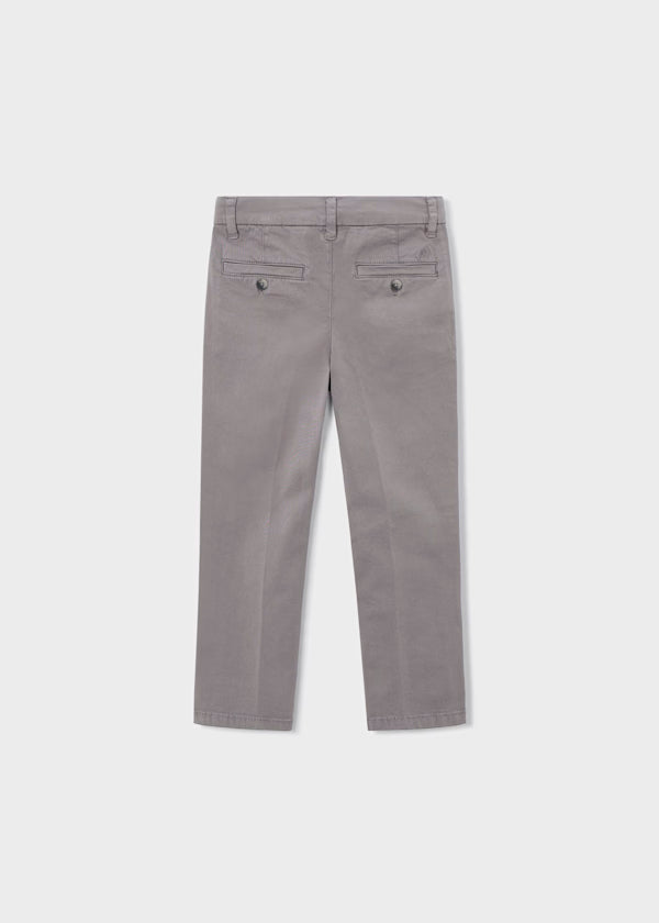 Pantalón chino básico gris