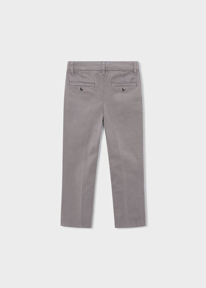 Pantalón chino básico gris