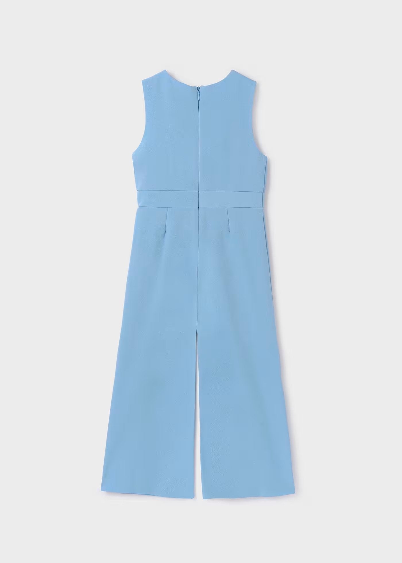 mono crepe lazada, azul celeste