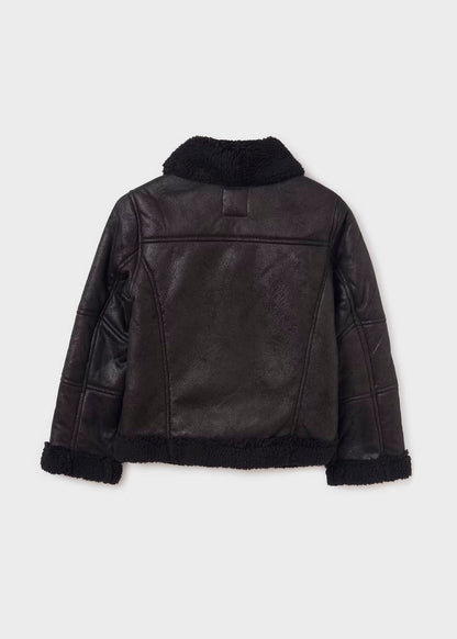 chamarra color negro, doble vista, mayoral