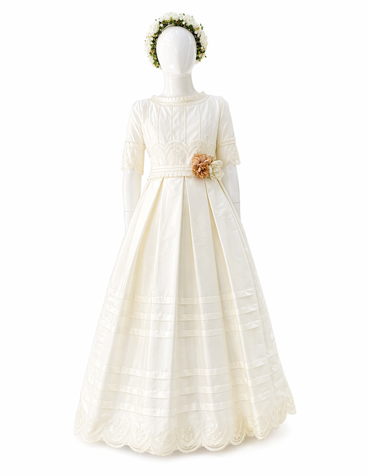 vestido primera comunión ivory talla 12