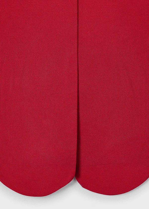 Panty con cintura elástica cereza  para niña.