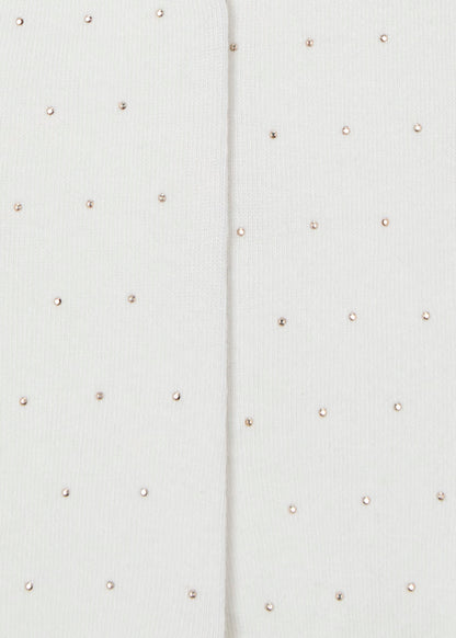 Leotardo tachuelas color ivory