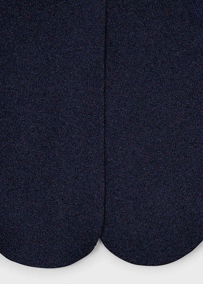 Panty color destellos negro con cintura elástica para niña.