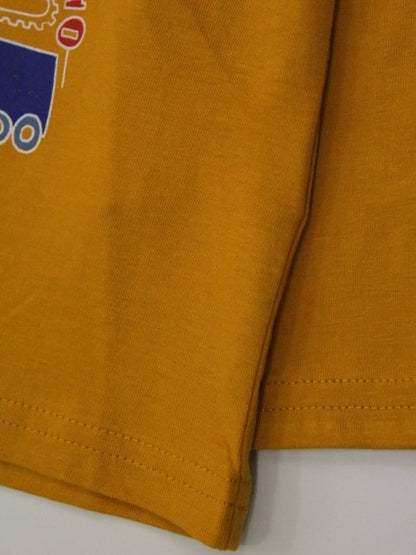 camiseta manga larga color mostaza
