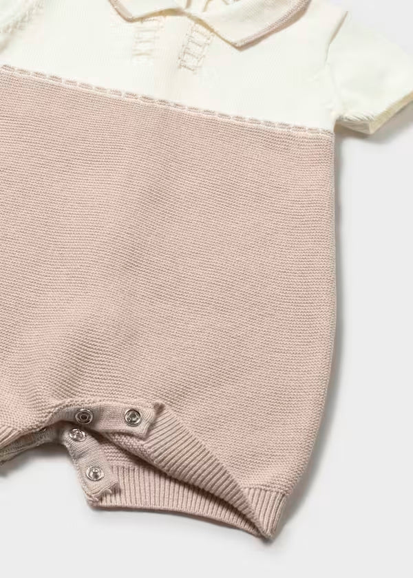 Pelele Tricot Combinado