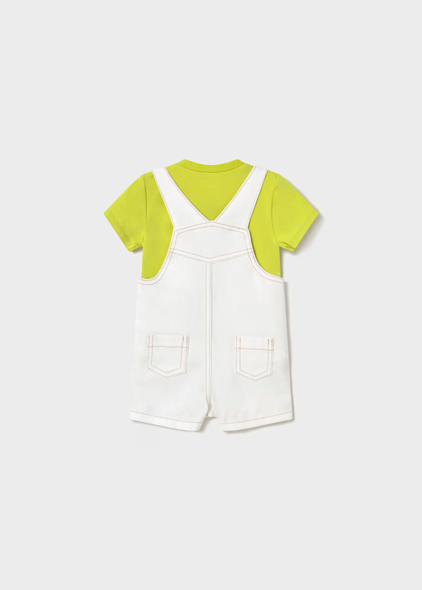 Conjunto overral y playera para bebe niño