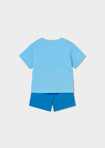 Conjunto punto pantalón y camiseta surf bebé