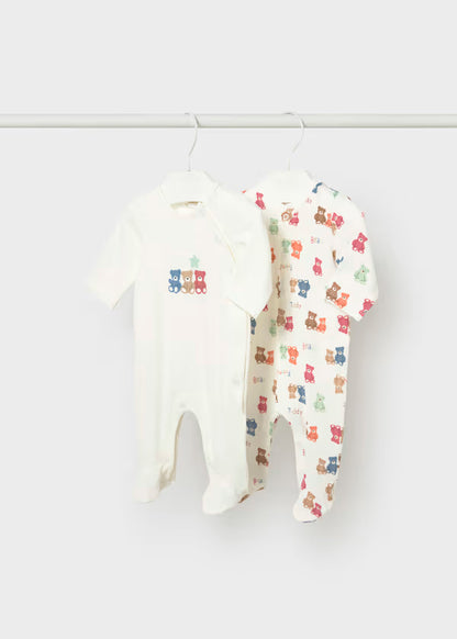 Pelele algodon Multicolor, recien nacido, mayoral