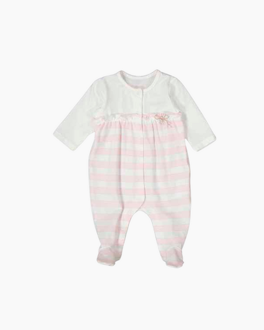 Pelele a rayas rosa, bebe