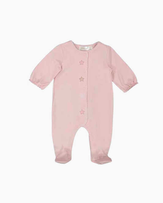 Pelele a  rosa, estrella, bebe