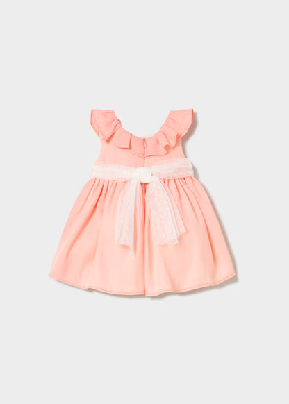 Vestido tul con fajín