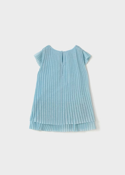 Vestido tul plisado