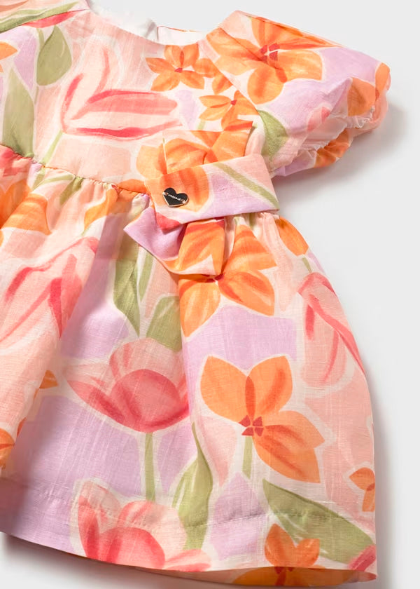 Vestido de ceremonia estampado flores blossom