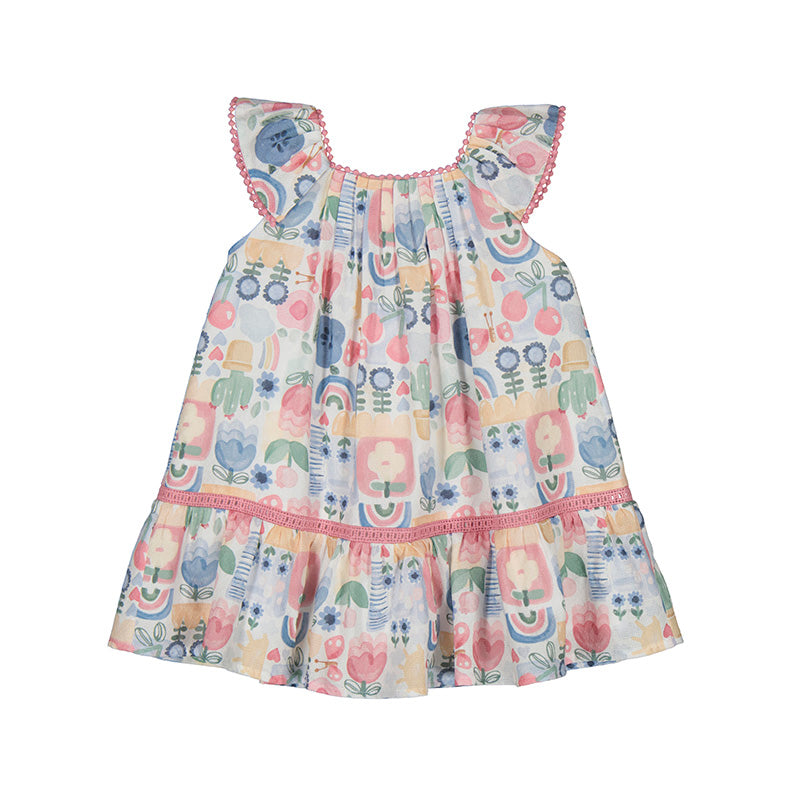 Vestido estampado con floral, para bebe