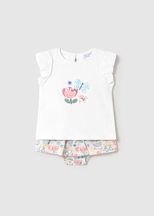 Conjunto falda y camiseta para bebé