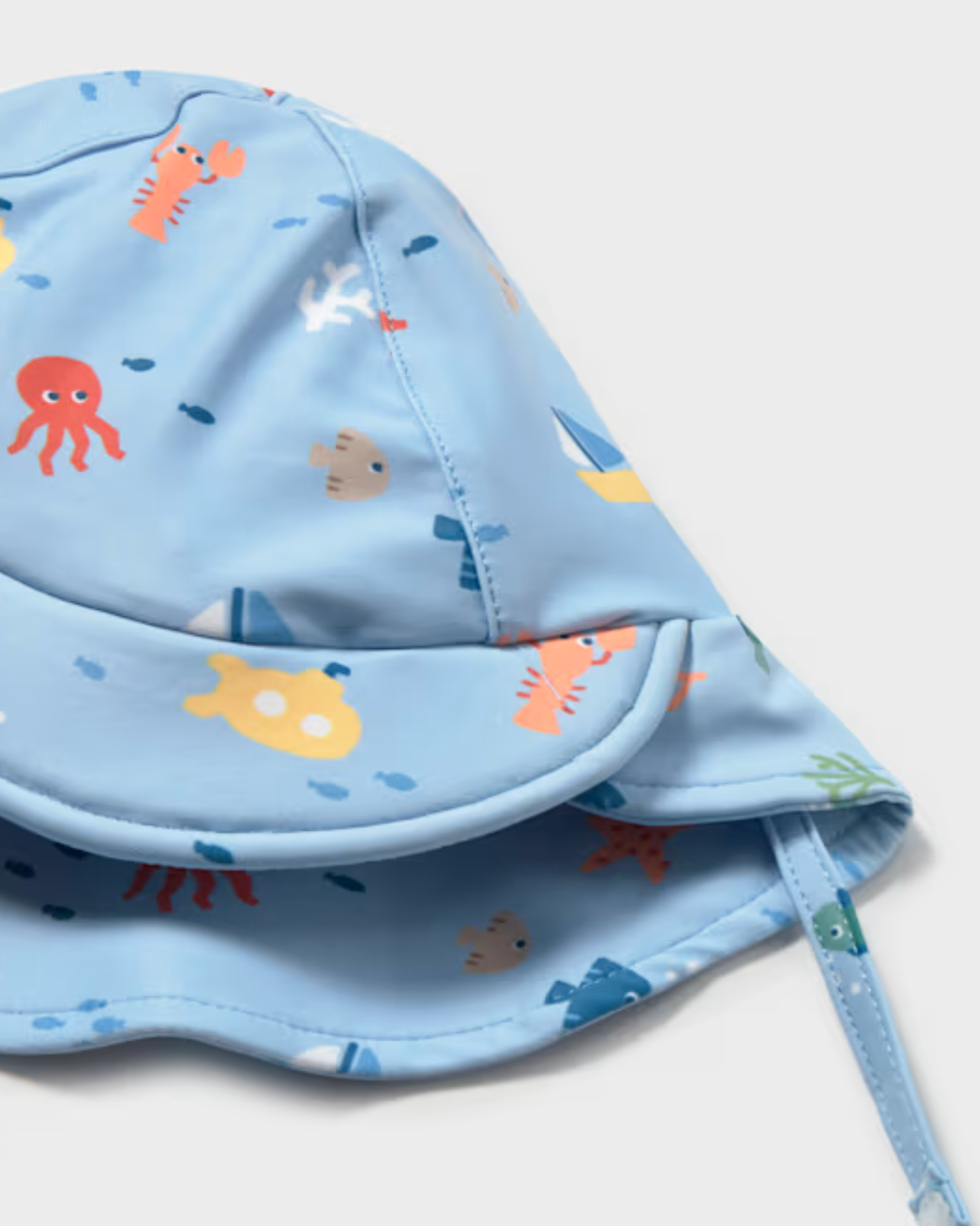 Pelele baño con gorro protección solar recién nacido