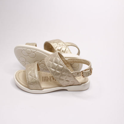 huarache platina color oro