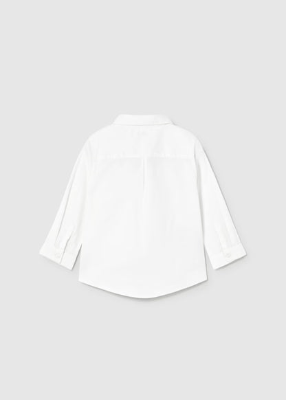 Camisa marfil con moño