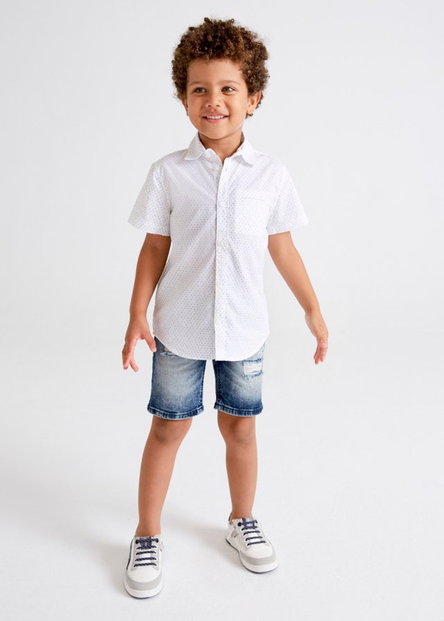 bermuda denim, color azul medio, mayoral