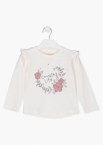 set camiseta con falda plisada