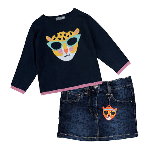 set falda y jersey tigre