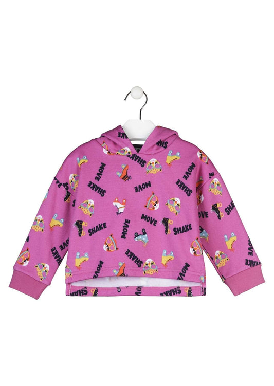 sudadera estampada con capucha
