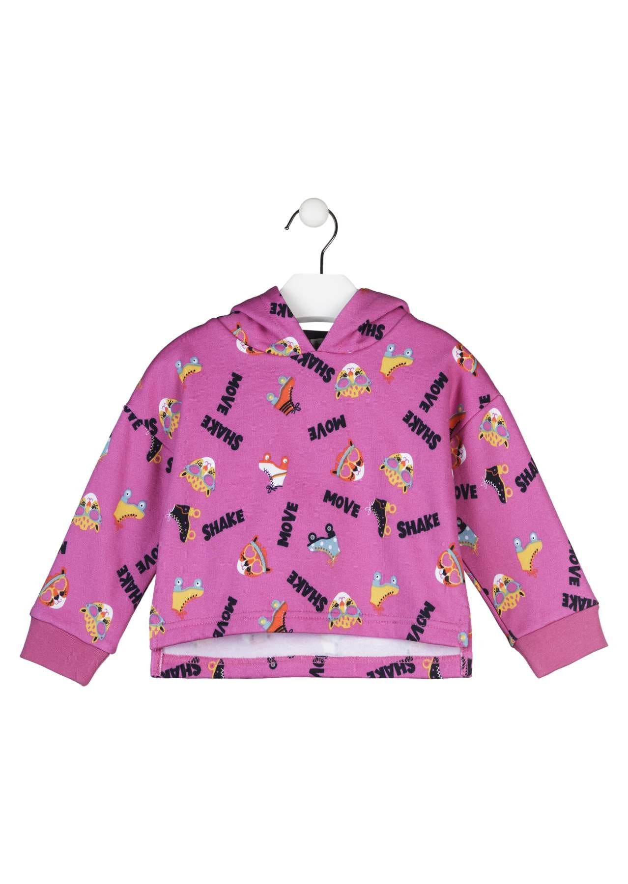 sudadera estampada con capucha