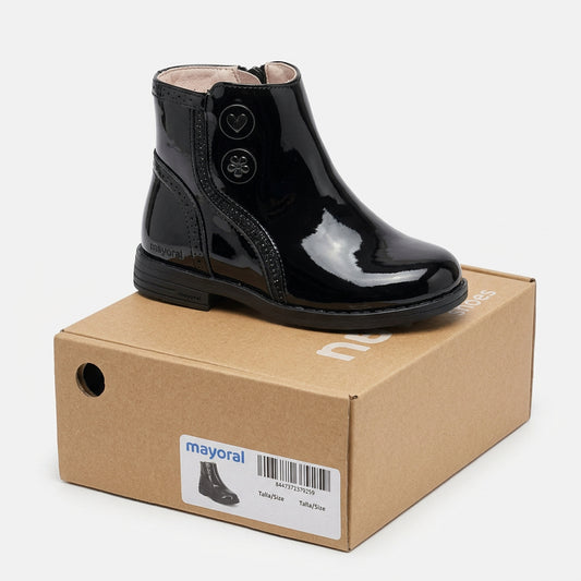 Botin Charol negro