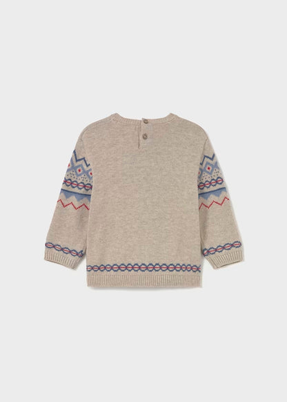 Jersey motivo jacquard chai vigoré