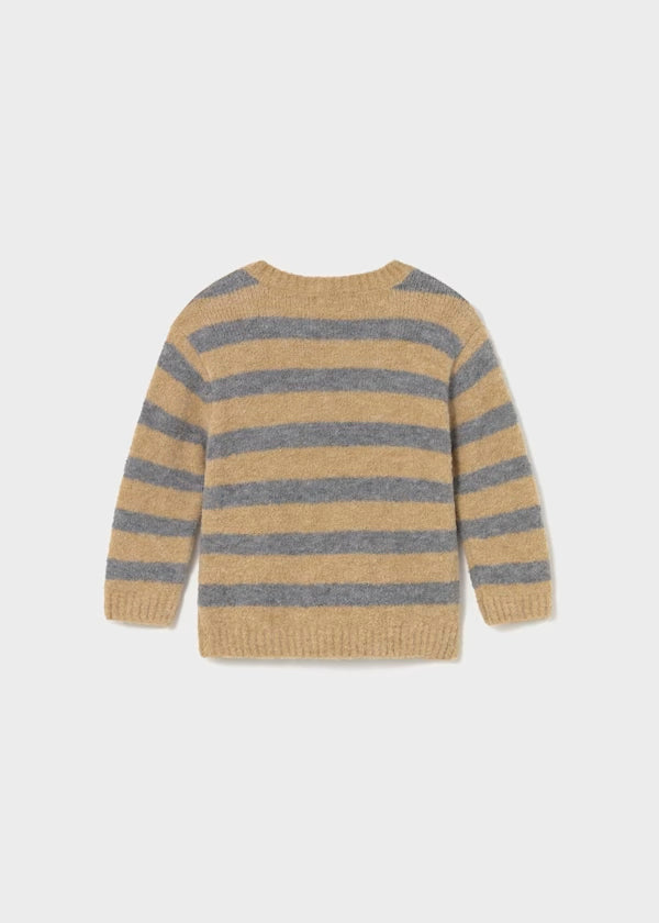 Jersey bloques beige