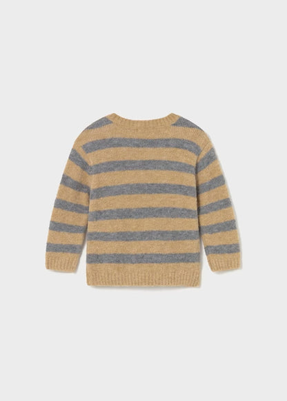 Jersey bloques beige