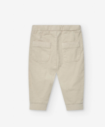 pantalón de pana color beige claro