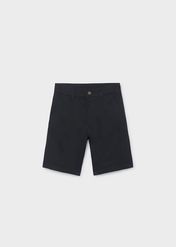 Bermuda chino basico color negro
