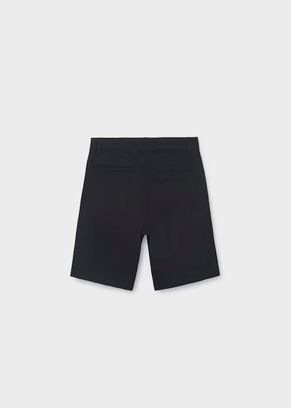 Bermuda chino basico color negro