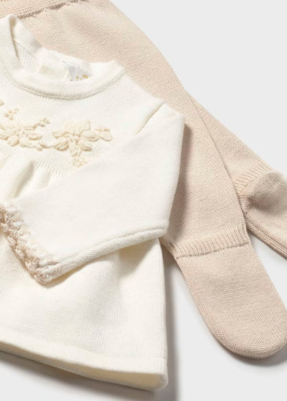 Conjunto polaina y jersey soja