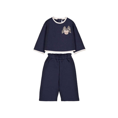 Conjunto pantalón y jersey bordado